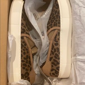 UGG cheetah print canvas shoes
